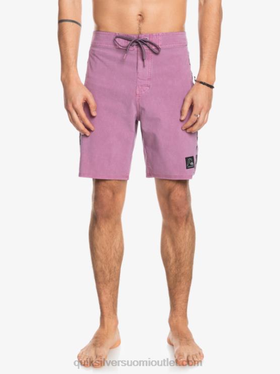 Quiksilver D6JJ1669 miehet pölyinen orkidea hamppustretch alkuperäinen kaari pesty 18 boardshortsit