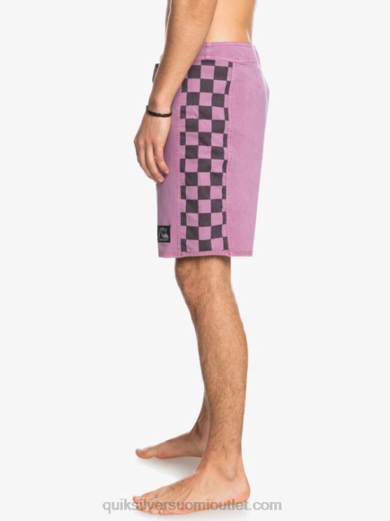 Quiksilver D6JJ1669 miehet pölyinen orkidea hamppustretch alkuperäinen kaari pesty 18 boardshortsit