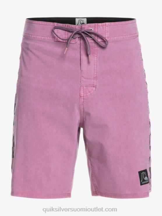 Quiksilver D6JJ1669 miehet pölyinen orkidea hamppustretch alkuperäinen kaari pesty 18 boardshortsit