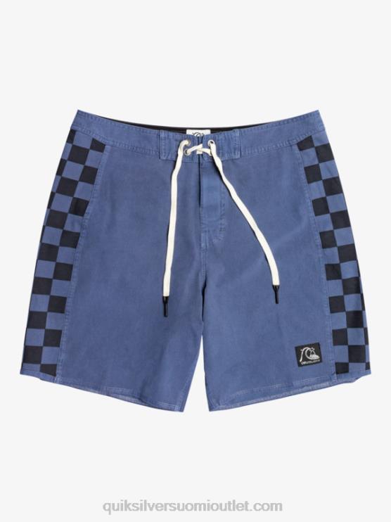 Quiksilver D6JJ1670 miehet laivasto bleiseri hamppustretch alkuperäinen kaari pesty 18 boardshortsit