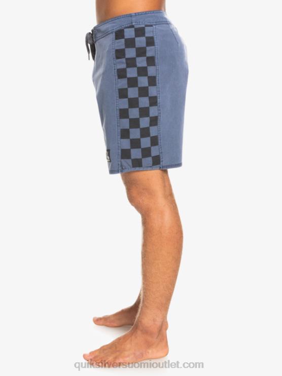 Quiksilver D6JJ1670 miehet laivasto bleiseri hamppustretch alkuperäinen kaari pesty 18 boardshortsit