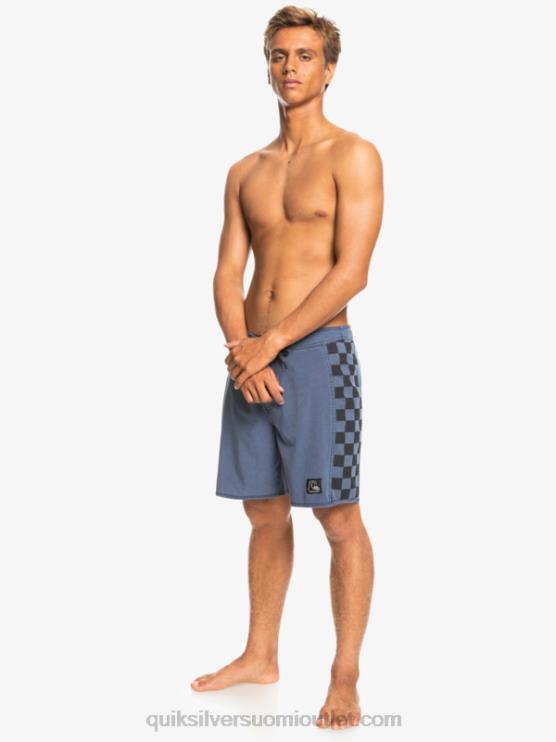 Quiksilver D6JJ1670 miehet laivasto bleiseri hamppustretch alkuperäinen kaari pesty 18 boardshortsit