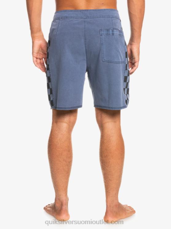 Quiksilver D6JJ1670 miehet laivasto bleiseri hamppustretch alkuperäinen kaari pesty 18 boardshortsit