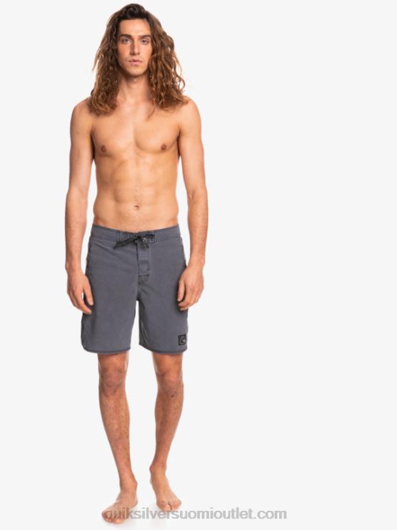 Quiksilver D6JJ1671 miehet musta hamppustretch alkuperäinen kaari pesty 18 boardshortsit