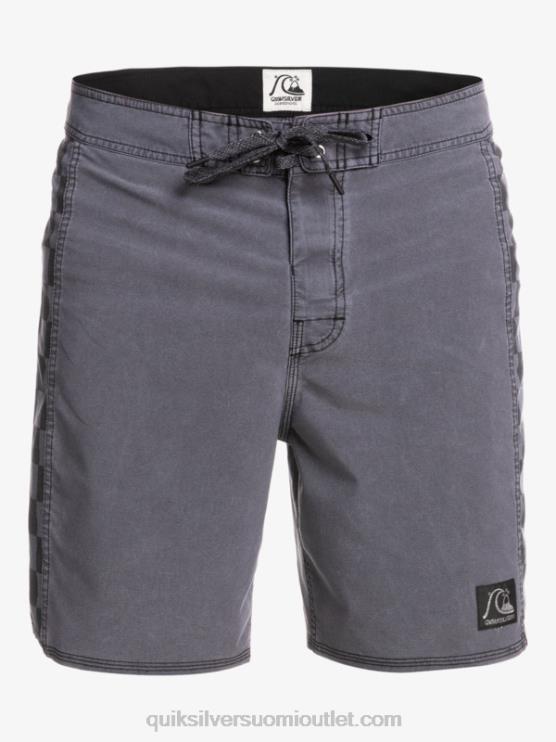 Quiksilver D6JJ1671 miehet musta hamppustretch alkuperäinen kaari pesty 18 boardshortsit