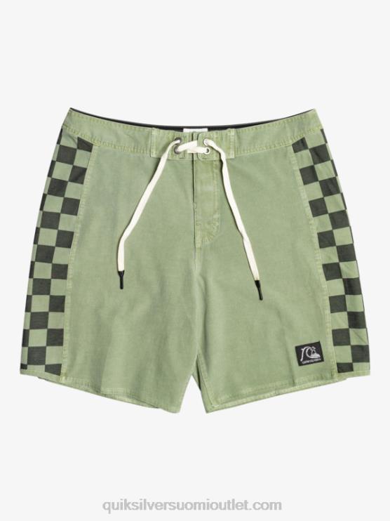 Quiksilver D6JJ1672 miehet timjami hamppustretch alkuperäinen kaari pesty 18 boardshortsit