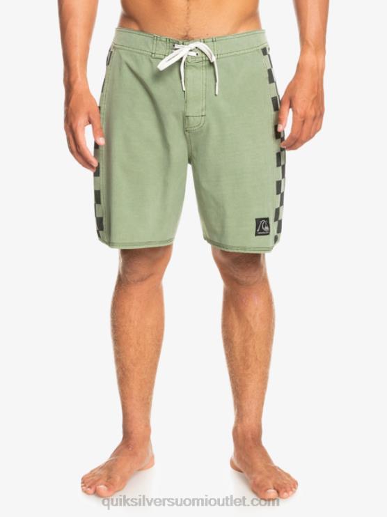 Quiksilver D6JJ1672 miehet timjami hamppustretch alkuperäinen kaari pesty 18 boardshortsit