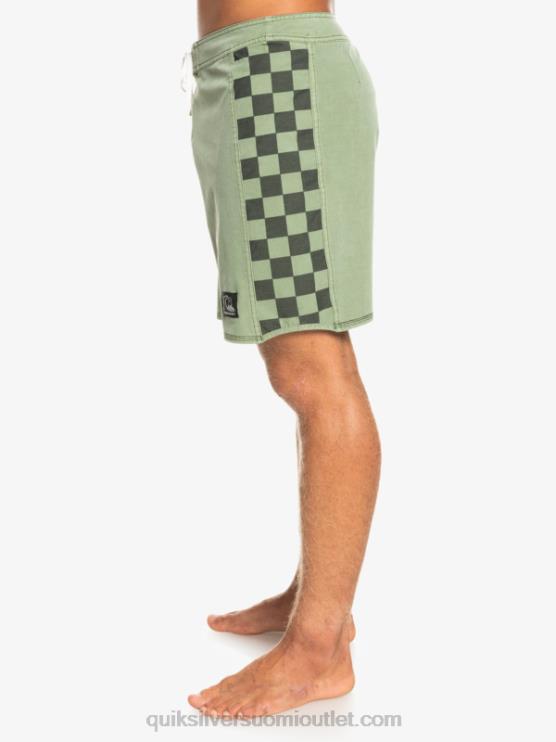 Quiksilver D6JJ1672 miehet timjami hamppustretch alkuperäinen kaari pesty 18 boardshortsit