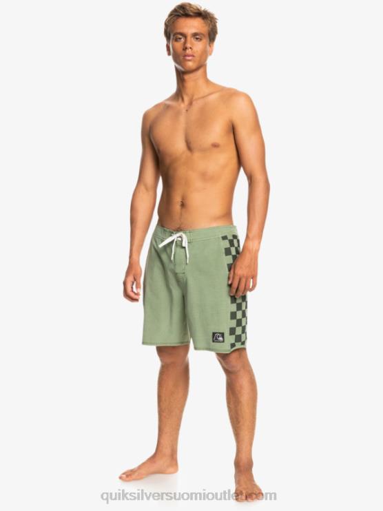 Quiksilver D6JJ1672 miehet timjami hamppustretch alkuperäinen kaari pesty 18 boardshortsit