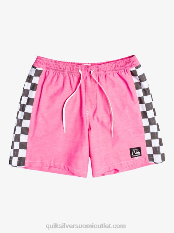 Quiksilver D6JJ1673 miehet räikeä pinkki hamppustretch alkuperäinen kaari 17 volleya