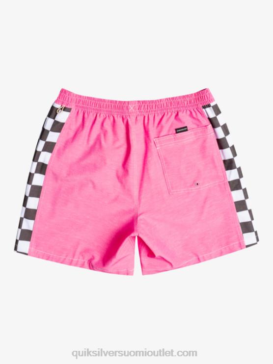 Quiksilver D6JJ1673 miehet räikeä pinkki hamppustretch alkuperäinen kaari 17 volleya