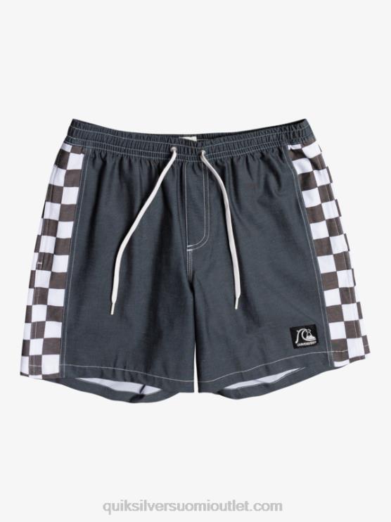 Quiksilver D6JJ1674 miehet musta hamppustretch alkuperäinen kaari 17 volleya