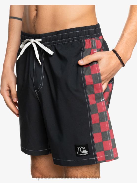 Quiksilver D6JJ1675 miehet asfaltti hamppustretch alkuperäinen kaari 17 volleya