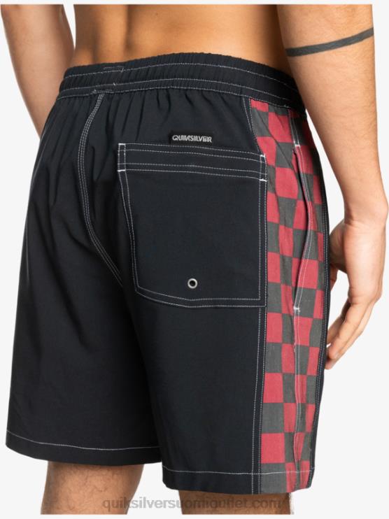 Quiksilver D6JJ1675 miehet asfaltti hamppustretch alkuperäinen kaari 17 volleya