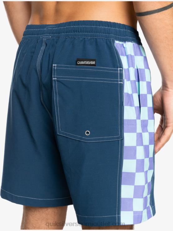 Quiksilver D6JJ1676 miehet merkki sininen hamppustretch alkuperäinen kaari 17 volleya