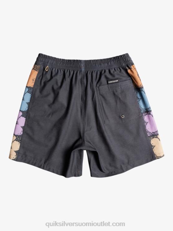 Quiksilver D6JJ1677 miehet musta hamppustretch alkuperäinen kaari 17 volleya