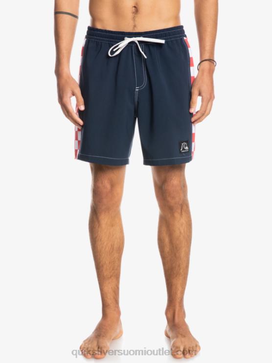 Quiksilver D6JJ1678 miehet laivasto bleiseri hamppustretch alkuperäinen kaari 17 volleya