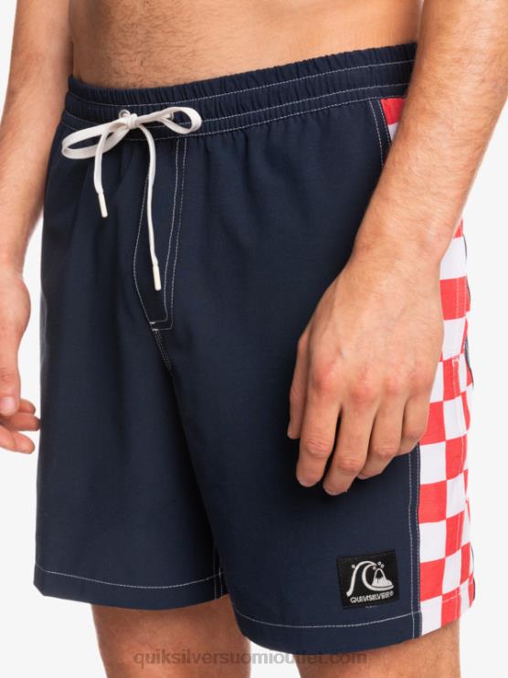 Quiksilver D6JJ1678 miehet laivasto bleiseri hamppustretch alkuperäinen kaari 17 volleya