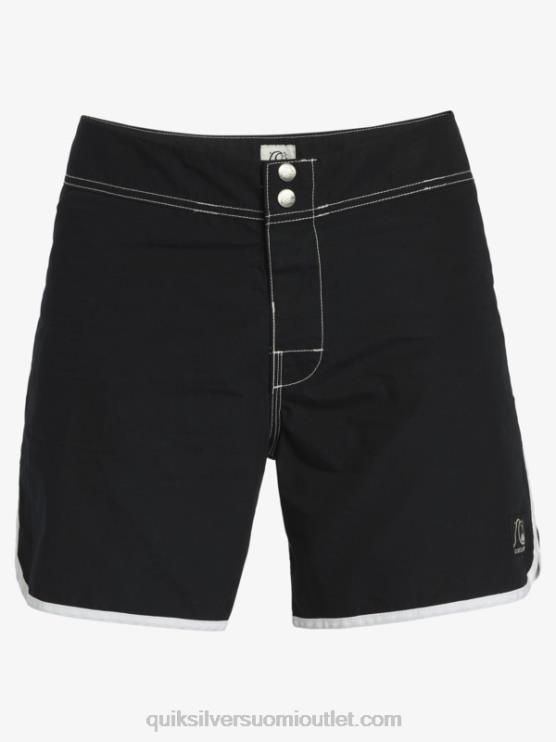 Quiksilver D6JJ168 miehet musta alkuperäiset kampasimpukkasnap 16 boardshortsit