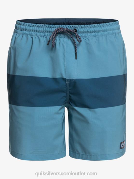 Quiksilver D6JJ1690 miehet maakunnan sininen omni training 17 stretch shortsit