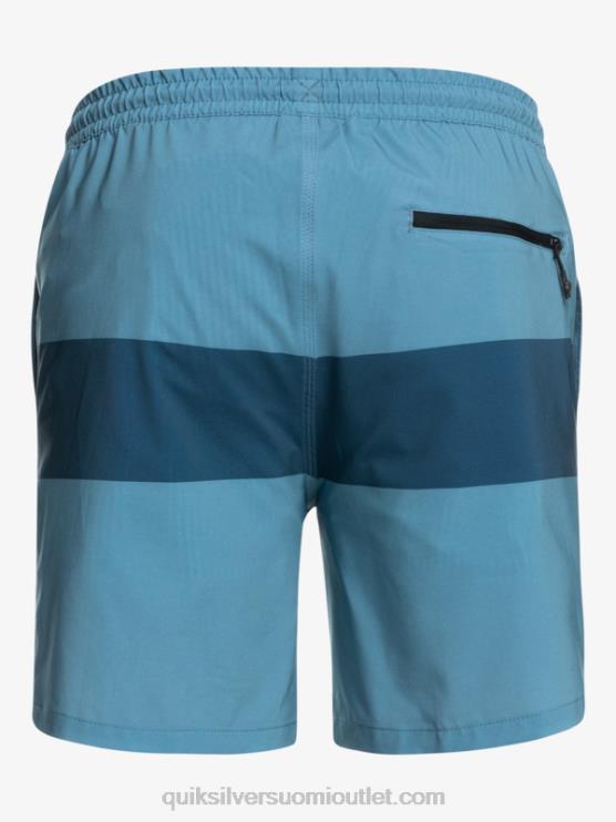 Quiksilver D6JJ1690 miehet maakunnan sininen omni training 17 stretch shortsit