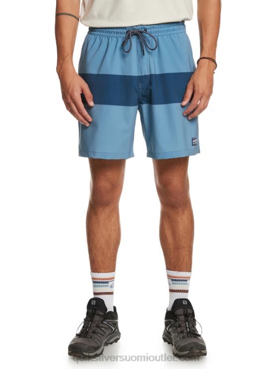 Quiksilver D6JJ1690 miehet maakunnan sininen omni training 17 stretch shortsit