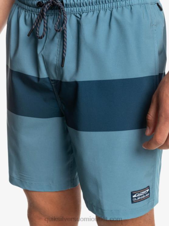 Quiksilver D6JJ1690 miehet maakunnan sininen omni training 17 stretch shortsit