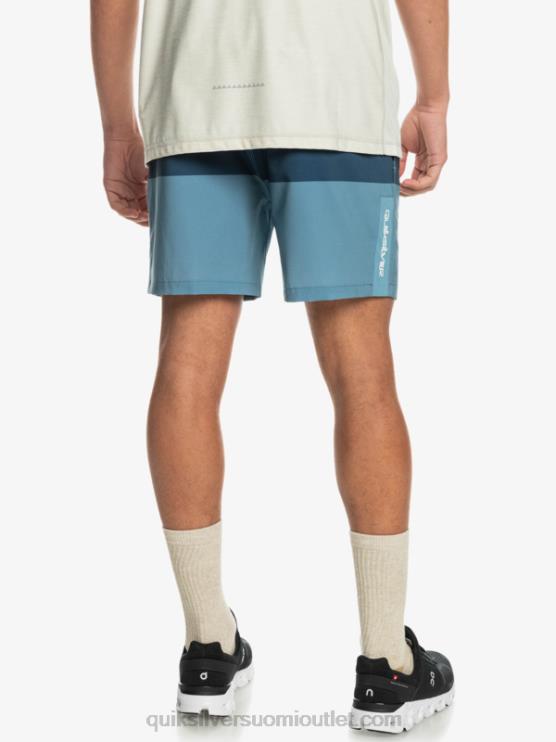 Quiksilver D6JJ1690 miehet maakunnan sininen omni training 17 stretch shortsit