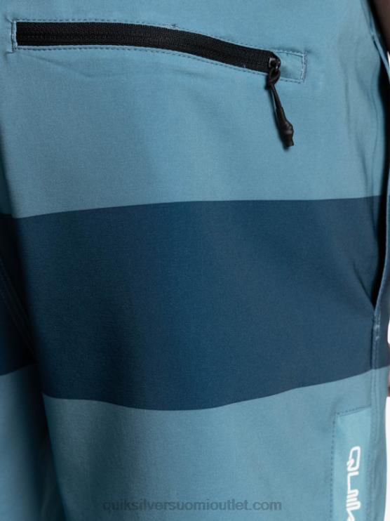 Quiksilver D6JJ1690 miehet maakunnan sininen omni training 17 stretch shortsit
