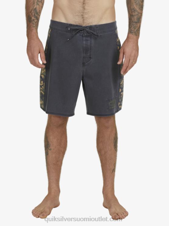 Quiksilver D6JJ1697 miehet musta surfsilk arch 18 boardshortsit