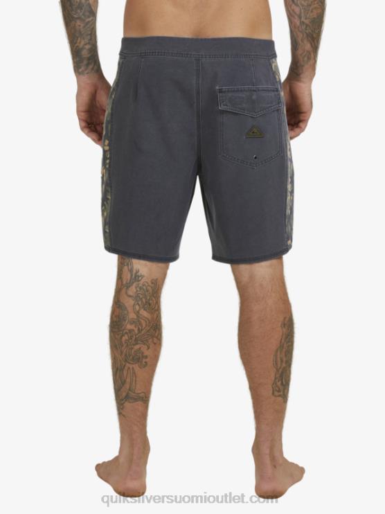 Quiksilver D6JJ1697 miehet musta surfsilk arch 18 boardshortsit