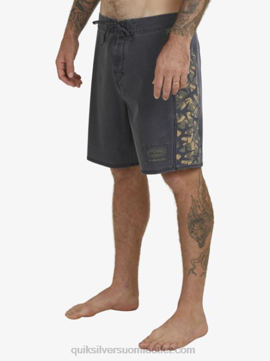 Quiksilver D6JJ1697 miehet musta surfsilk arch 18 boardshortsit