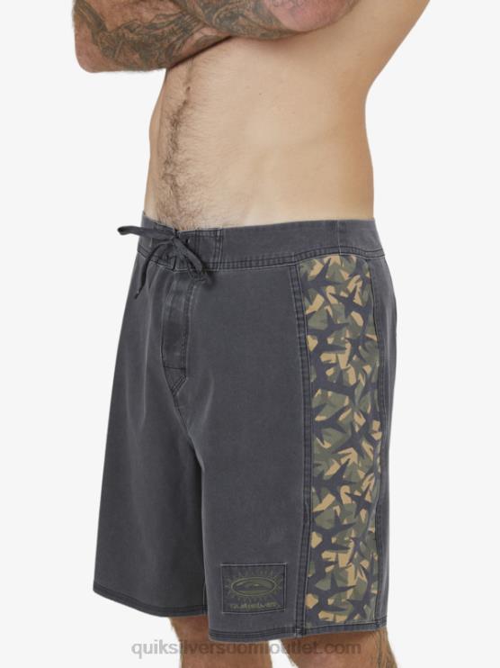 Quiksilver D6JJ1697 miehet musta surfsilk arch 18 boardshortsit