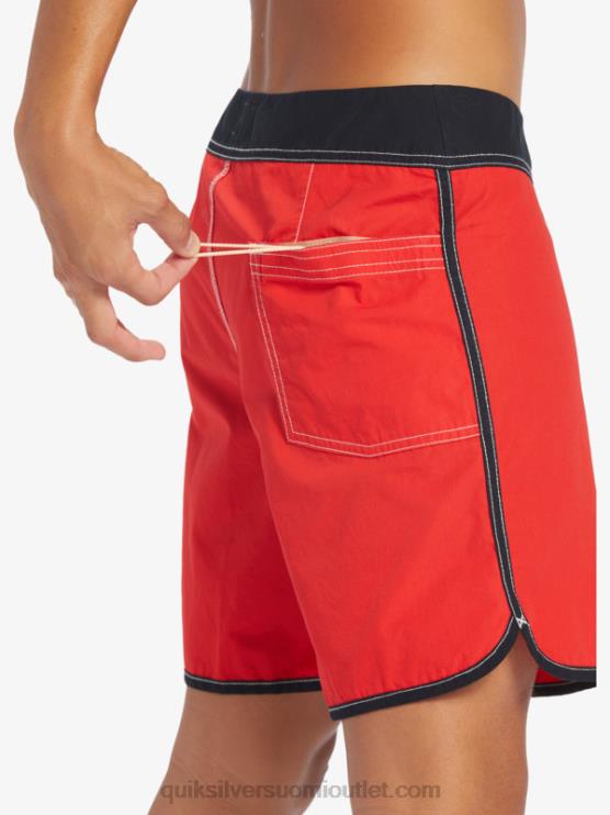 Quiksilver D6JJ169 miehet korkean riskin punainen alkuperäiset kampasimpukkasnap 16 boardshortsit