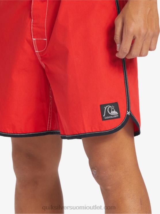 Quiksilver D6JJ169 miehet korkean riskin punainen alkuperäiset kampasimpukkasnap 16 boardshortsit
