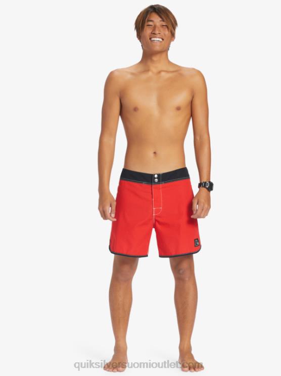 Quiksilver D6JJ169 miehet korkean riskin punainen alkuperäiset kampasimpukkasnap 16 boardshortsit