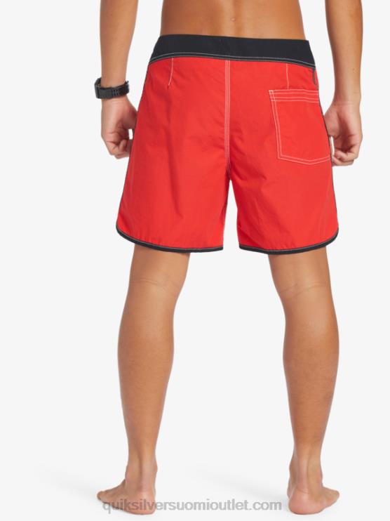 Quiksilver D6JJ169 miehet korkean riskin punainen alkuperäiset kampasimpukkasnap 16 boardshortsit
