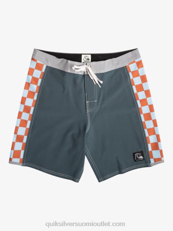 Quiksilver D6JJ172 miehet tumma liuskekivi alkuperäiset arch 18 boardshortsit