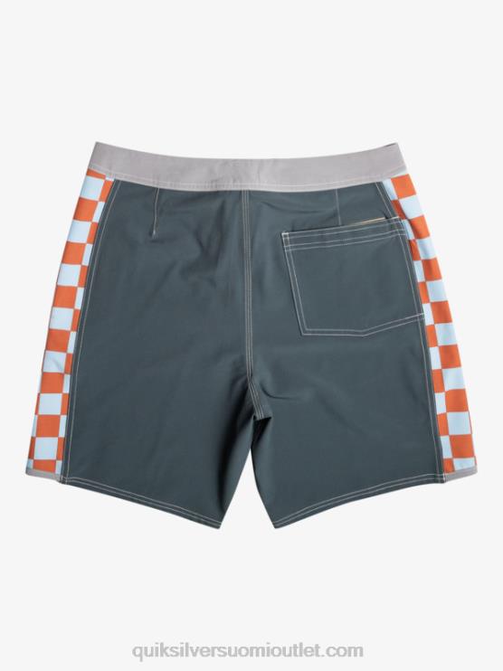 Quiksilver D6JJ172 miehet tumma liuskekivi alkuperäiset arch 18 boardshortsit