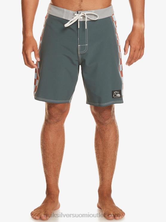 Quiksilver D6JJ172 miehet tumma liuskekivi alkuperäiset arch 18 boardshortsit