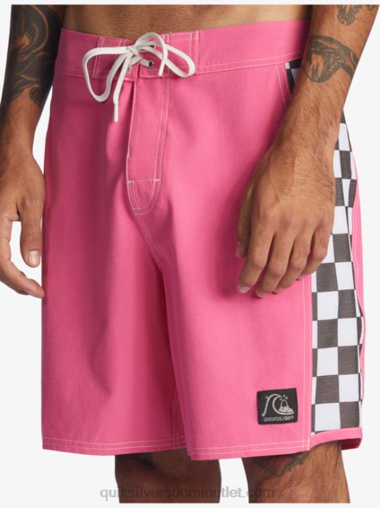 Quiksilver D6JJ1732 miehet räikeä pinkki alkuperäiset arch 18 boardshortsit