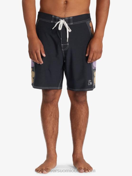 Quiksilver D6JJ1737 miehet musta alkuperäiset arch 18 boardshortsit