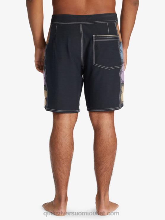 Quiksilver D6JJ1737 miehet musta alkuperäiset arch 18 boardshortsit