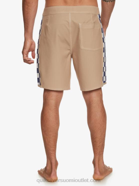 Quiksilver D6JJ173 miehet oliivin harmaa alkuperäiset arch 18 boardshortsit