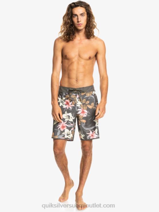 Quiksilver D6JJ1740 miehet asfaltti hamppujousitettu kampasimpukka 19 boardshortsit