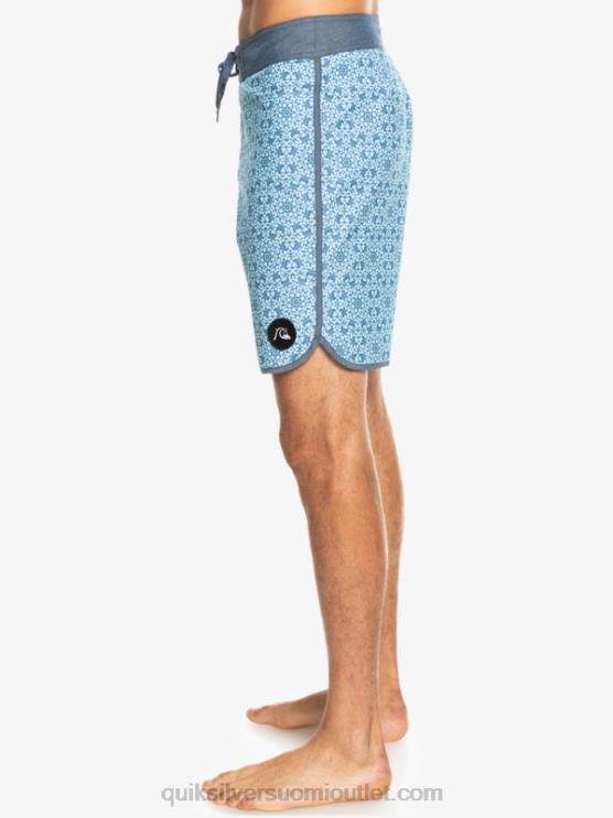 Quiksilver D6JJ1741 miehet sininen lasi hamppujousitettu kampasimpukka 19 boardshortsit