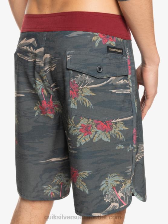 Quiksilver D6JJ1742 miehet asfaltti hamppujousitettu kampasimpukka 19 boardshortsit