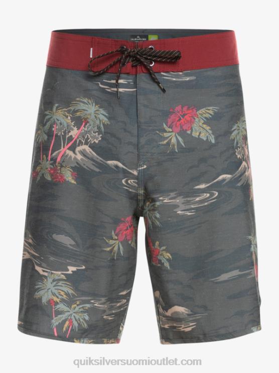 Quiksilver D6JJ1742 miehet asfaltti hamppujousitettu kampasimpukka 19 boardshortsit