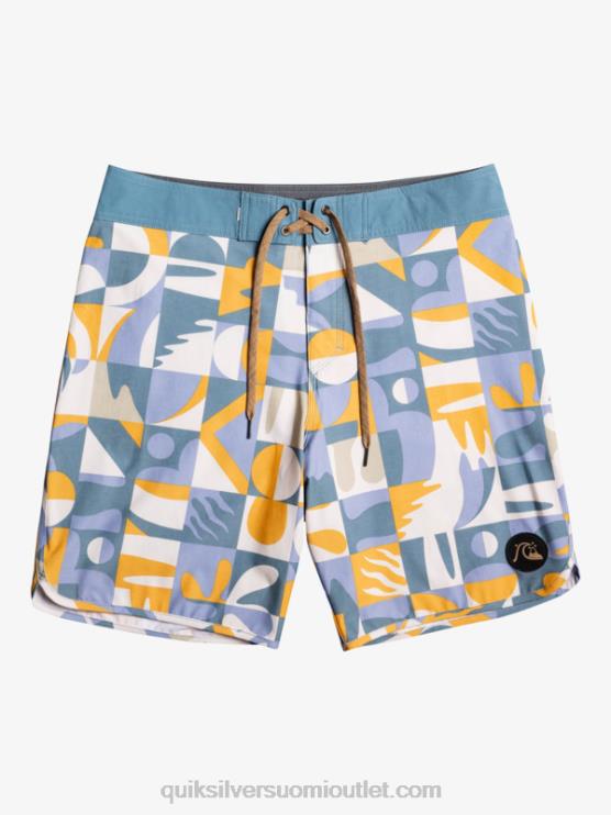 Quiksilver D6JJ1743 miehet ashley sininen hamppujousitettu kampasimpukka 19 boardshortsit