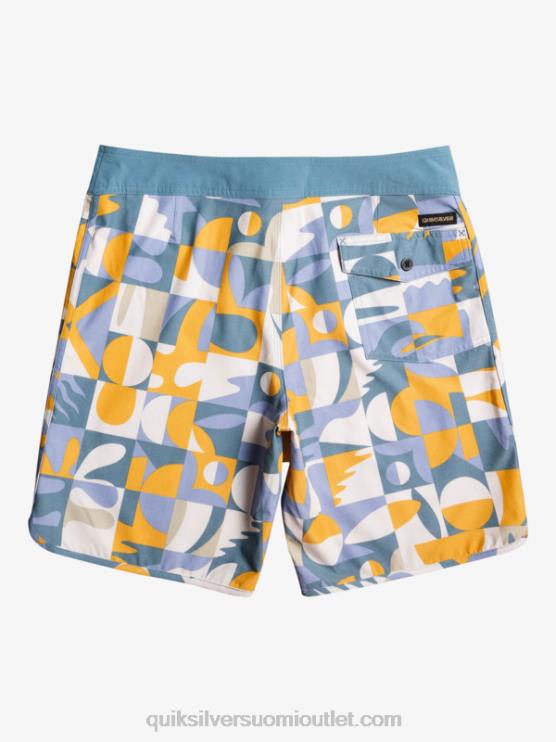 Quiksilver D6JJ1743 miehet ashley sininen hamppujousitettu kampasimpukka 19 boardshortsit
